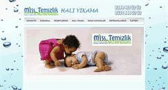 Desktop Screenshot of misstemizlik.com